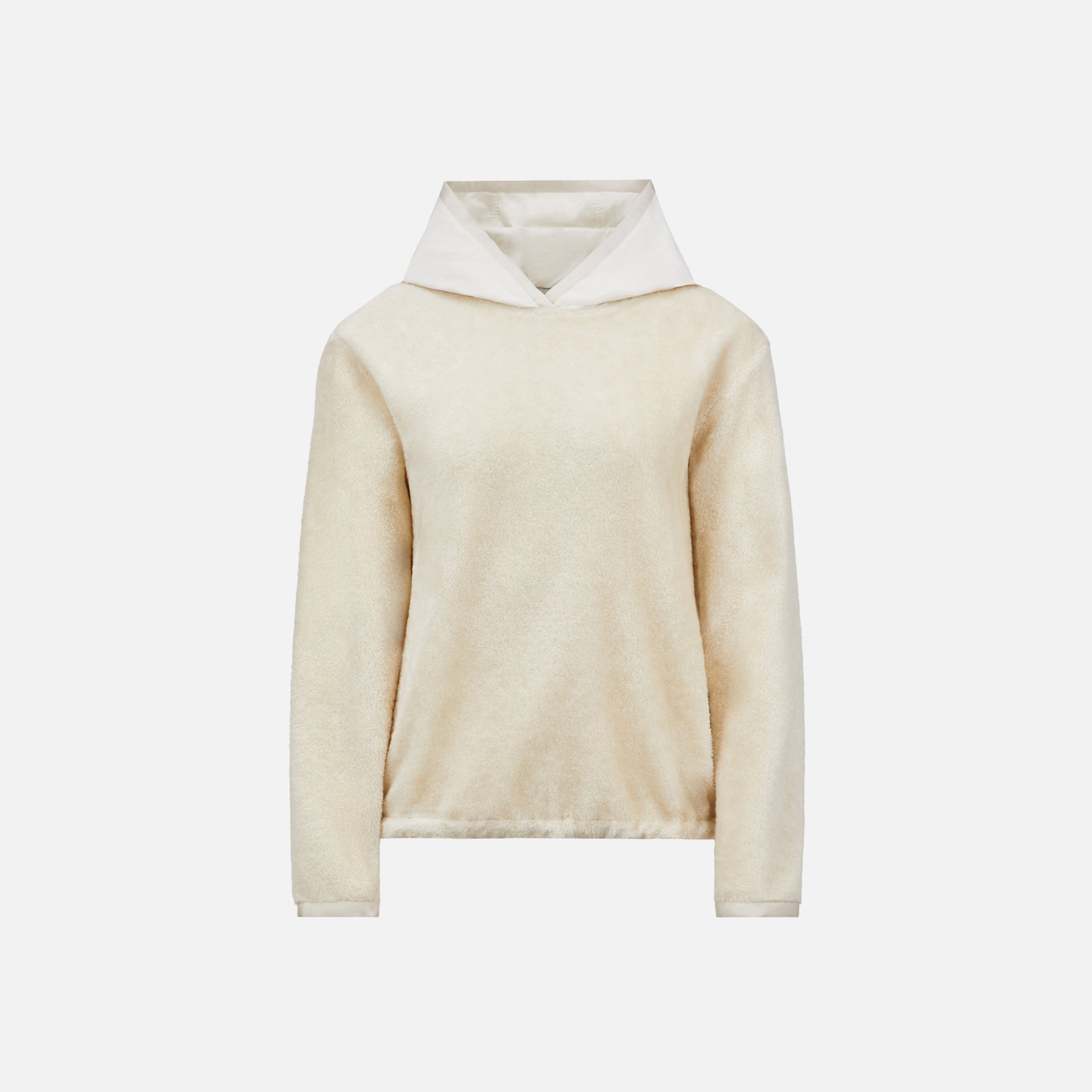 Moncler Teddy Hoodie - White