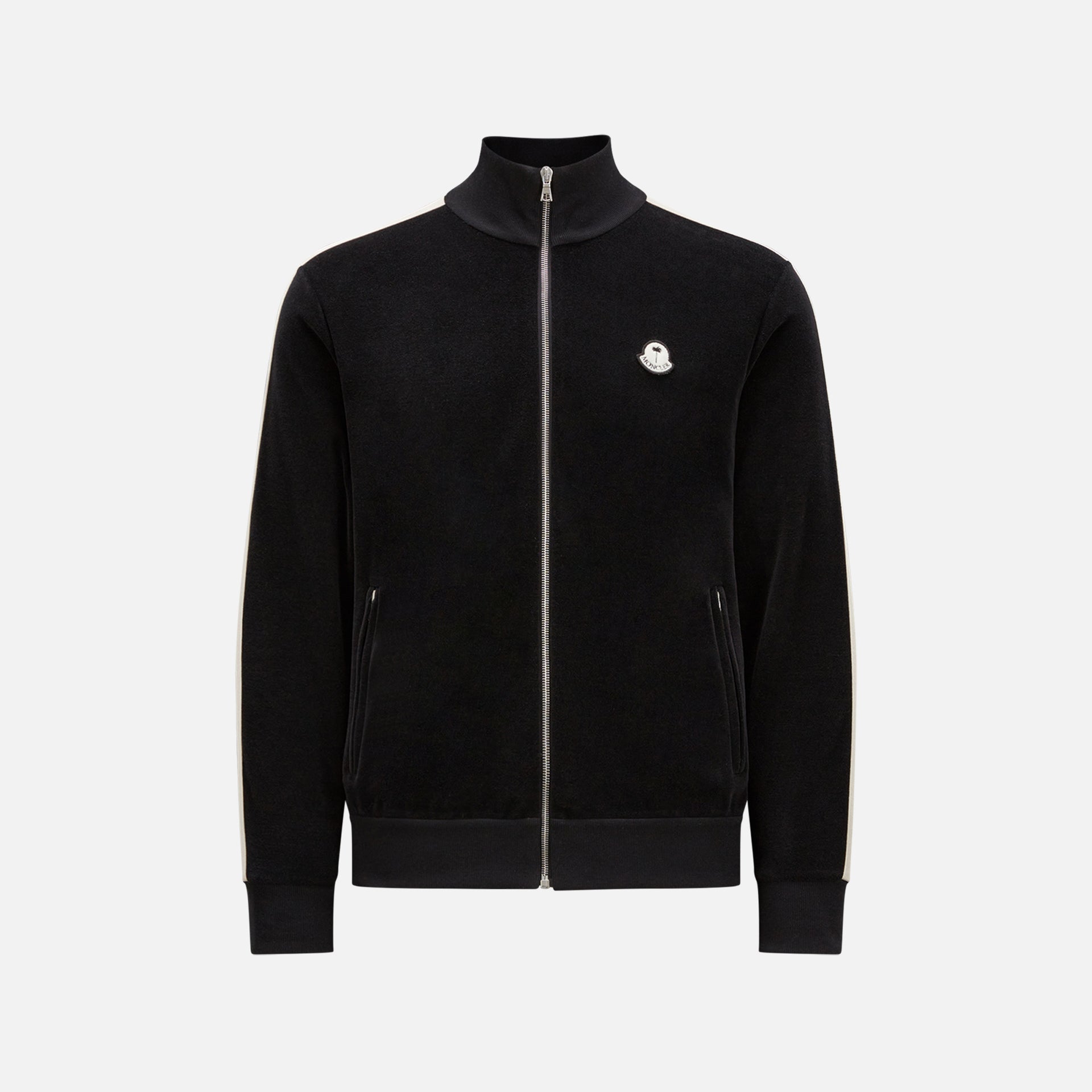 Moncler x Palm Angels Zip Up Cardigan - Black