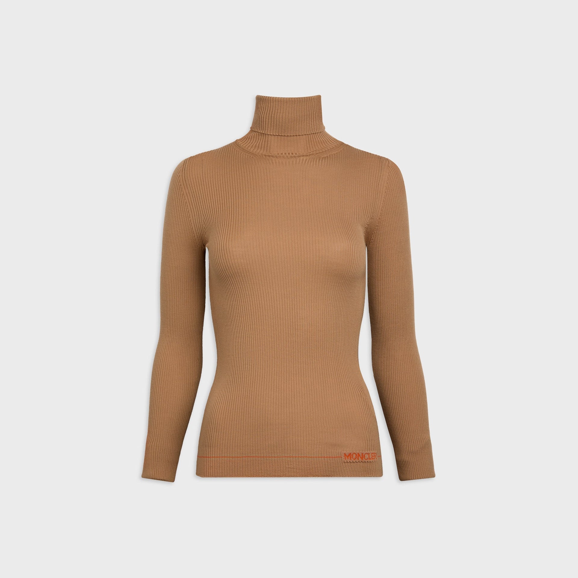 Moncler Turtleneck Sweater in Tan