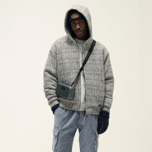 Kith Textured Tweed Sierra Hoodie - Fin