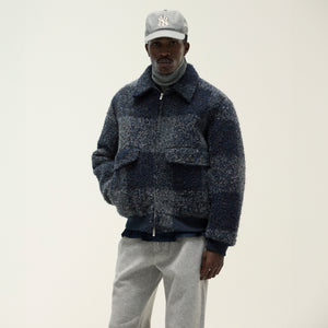 &Kin Boucle Check Hawthorne Flight Jacket - Vista