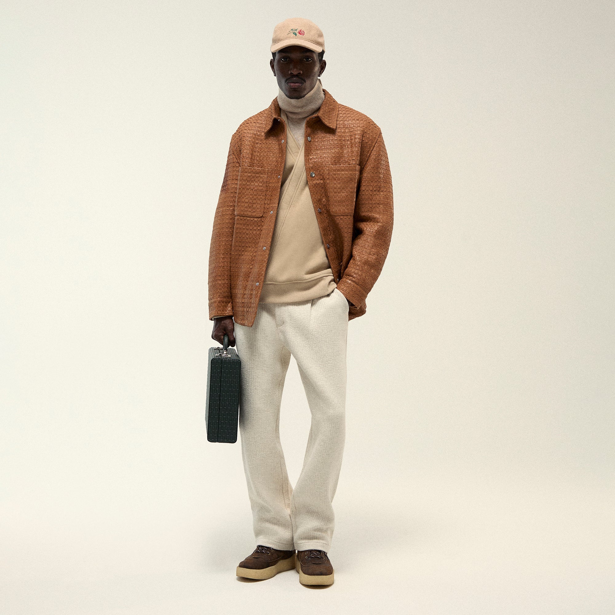 Kith Striped Interlock Garrison Pant - Sandy Heather