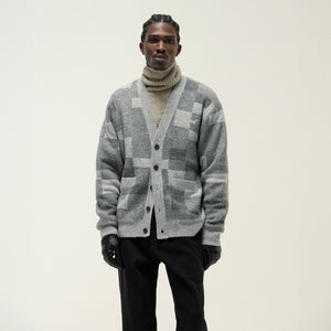 Kith Jean Check Cardigan - Tin