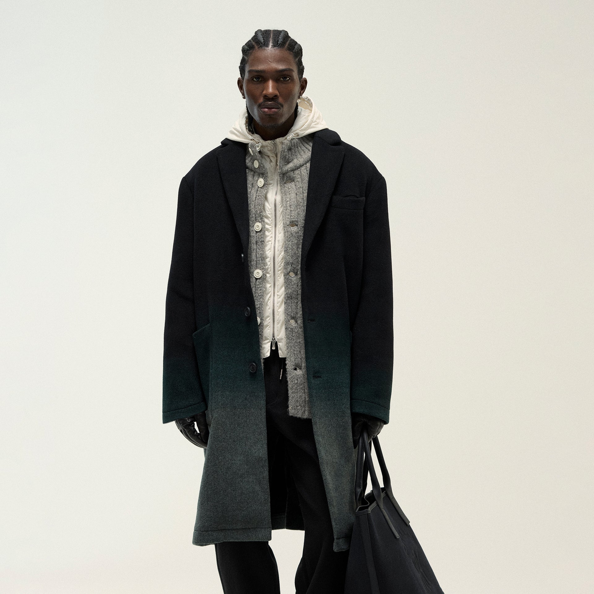 Kith Gradient Wool Bergen Coat - Chronicle