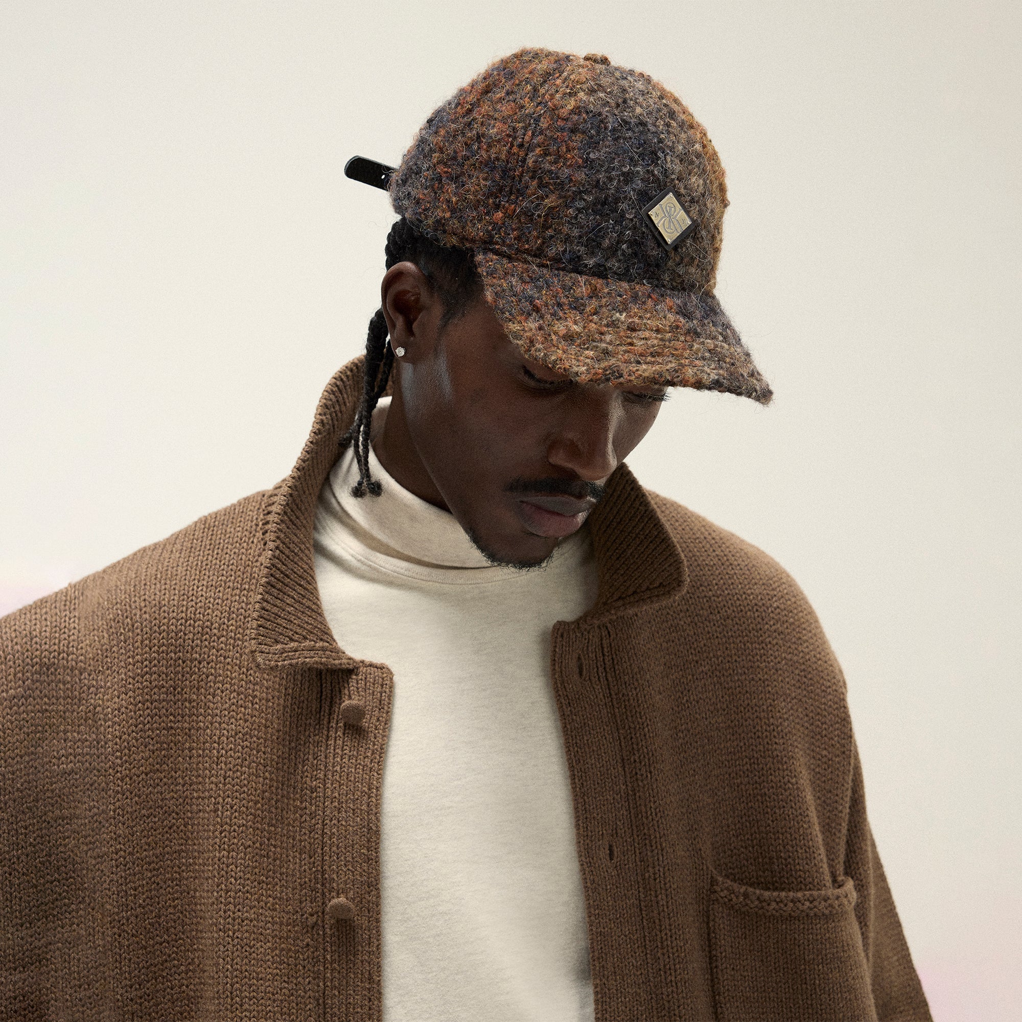 Kith Two Tone Suede Brim Aaron Classic Cap - Black