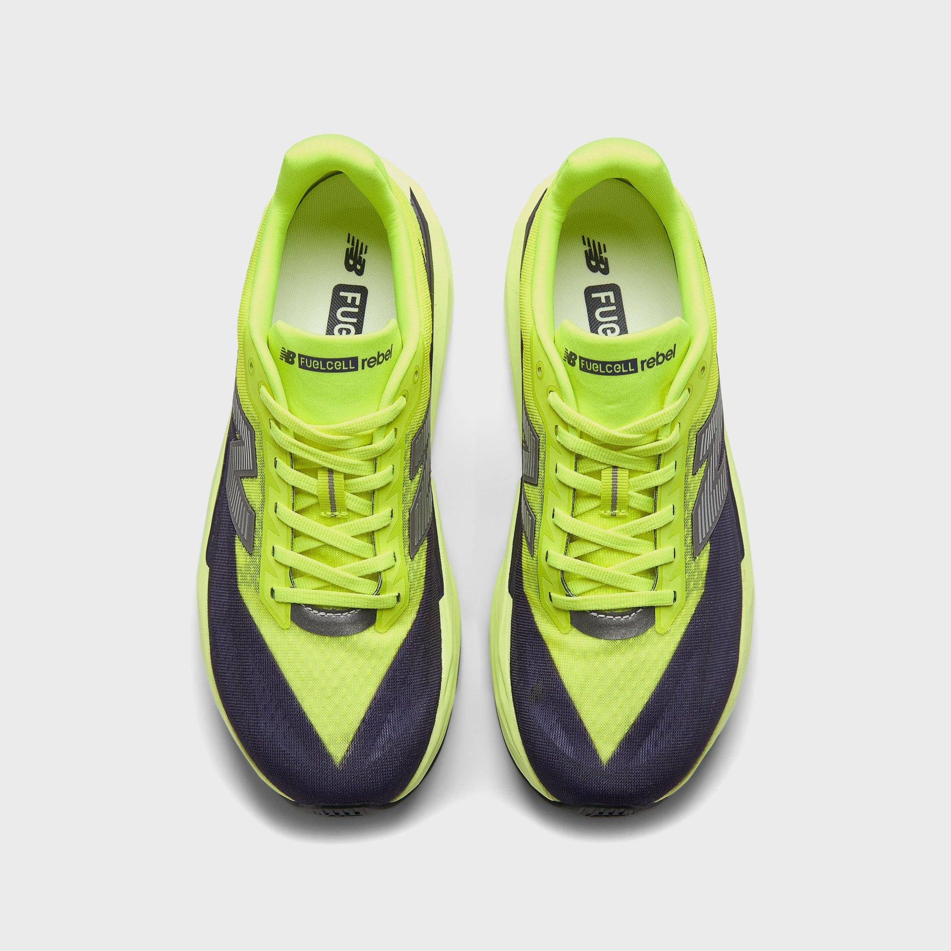 New Balance FuelCell Rebel v5 - Alkaline Green / Boysenberry / Dark Silver Metallic
