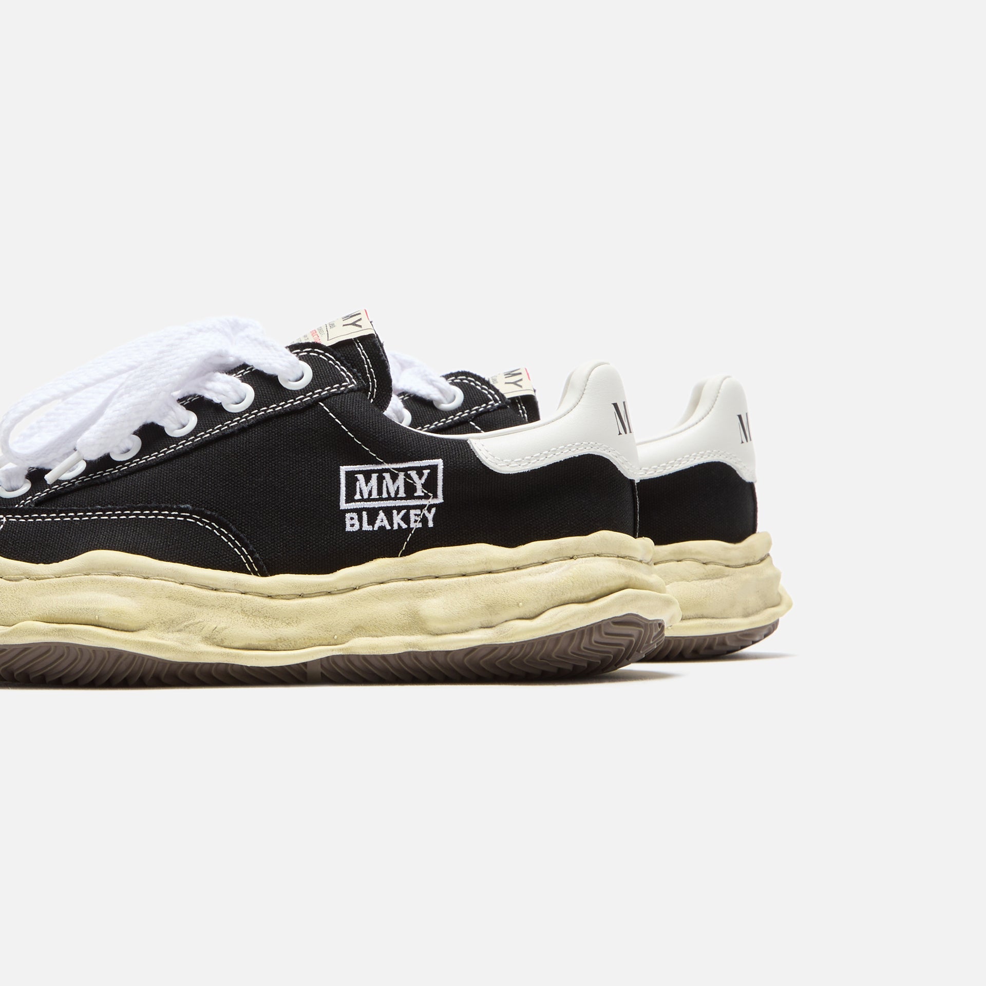 Mihara Yasuhiro Blakey Original Sole Canvas Low - Vintage Dyed Black
