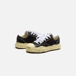 Mihara Yasuhiro Hank Original Sole Low Top - Garment Dyed Black