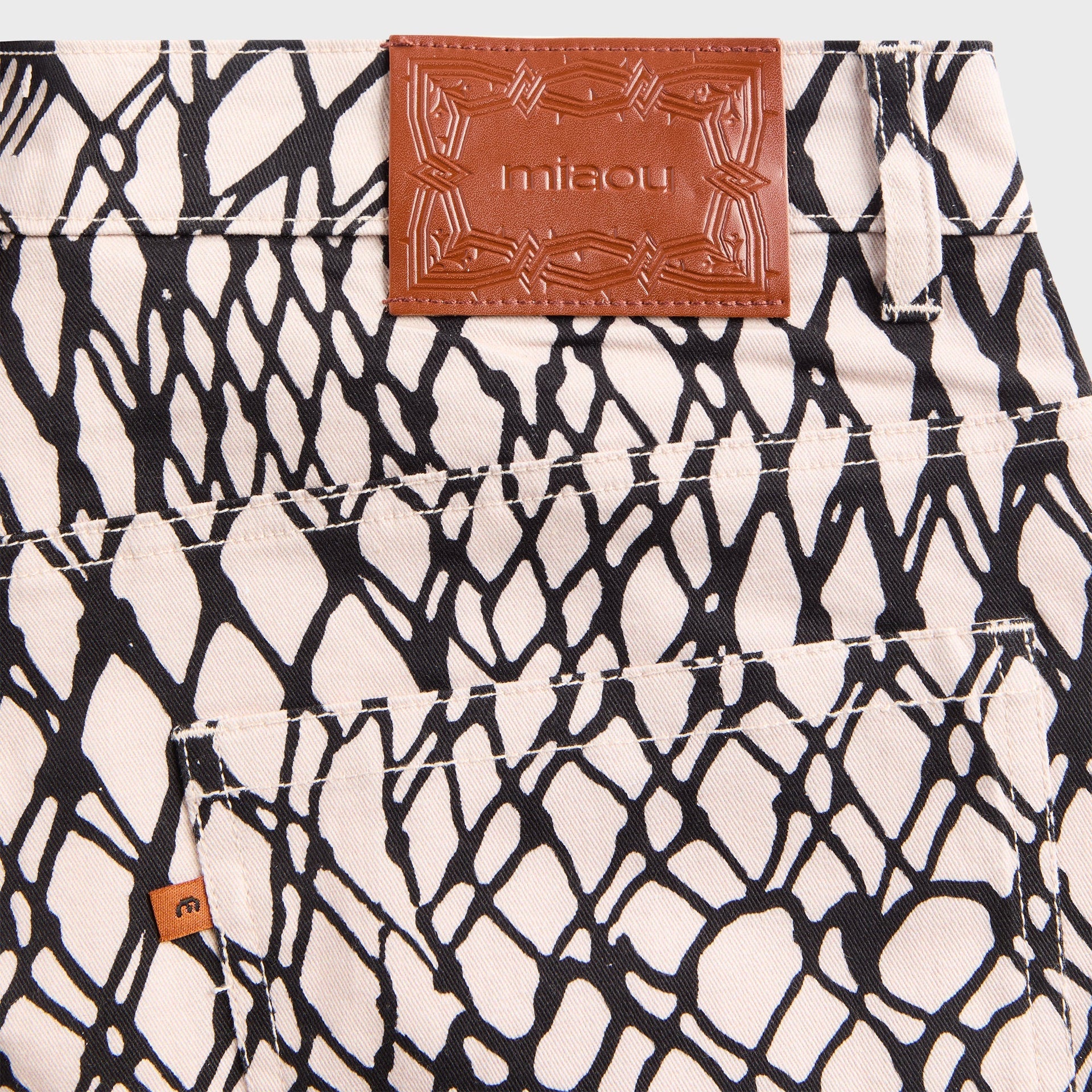 Miaou Boyfriend Pant - Lattice Print