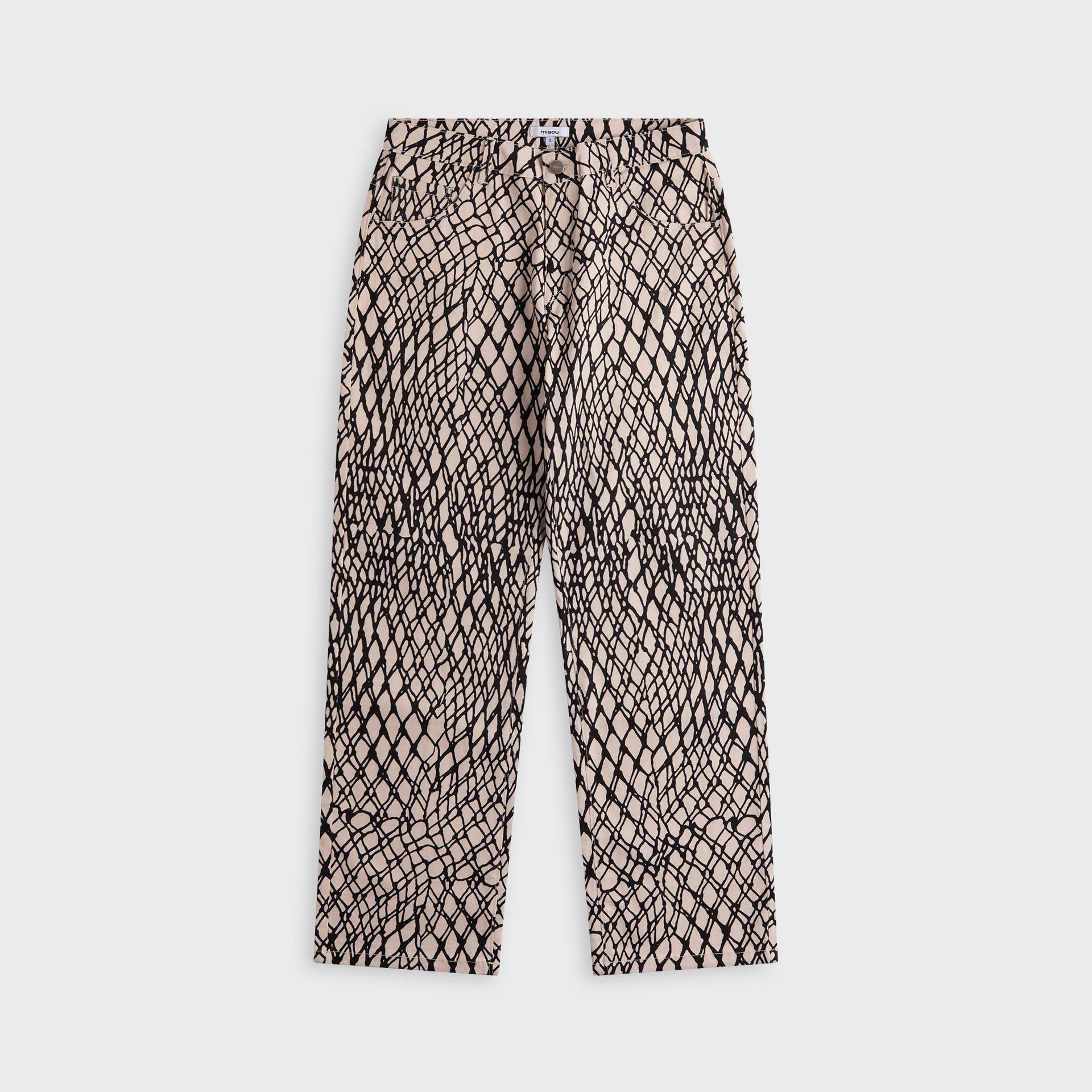 Miaou Boyfriend Pant - Lattice Print