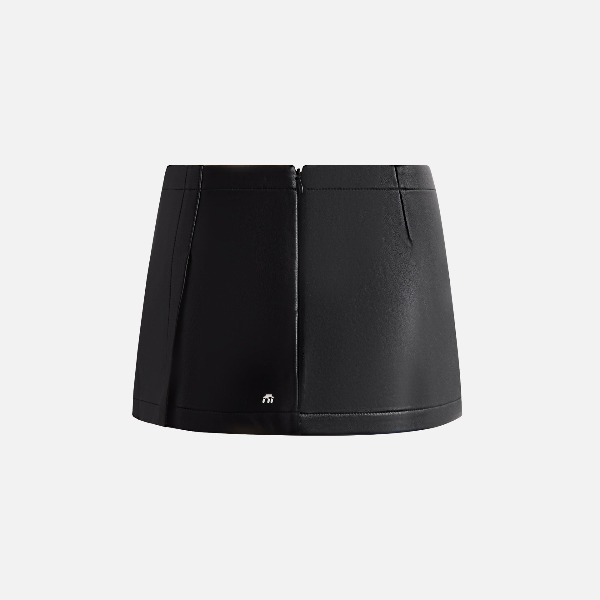 Miaou Micro Mini Skirt - Black Leather