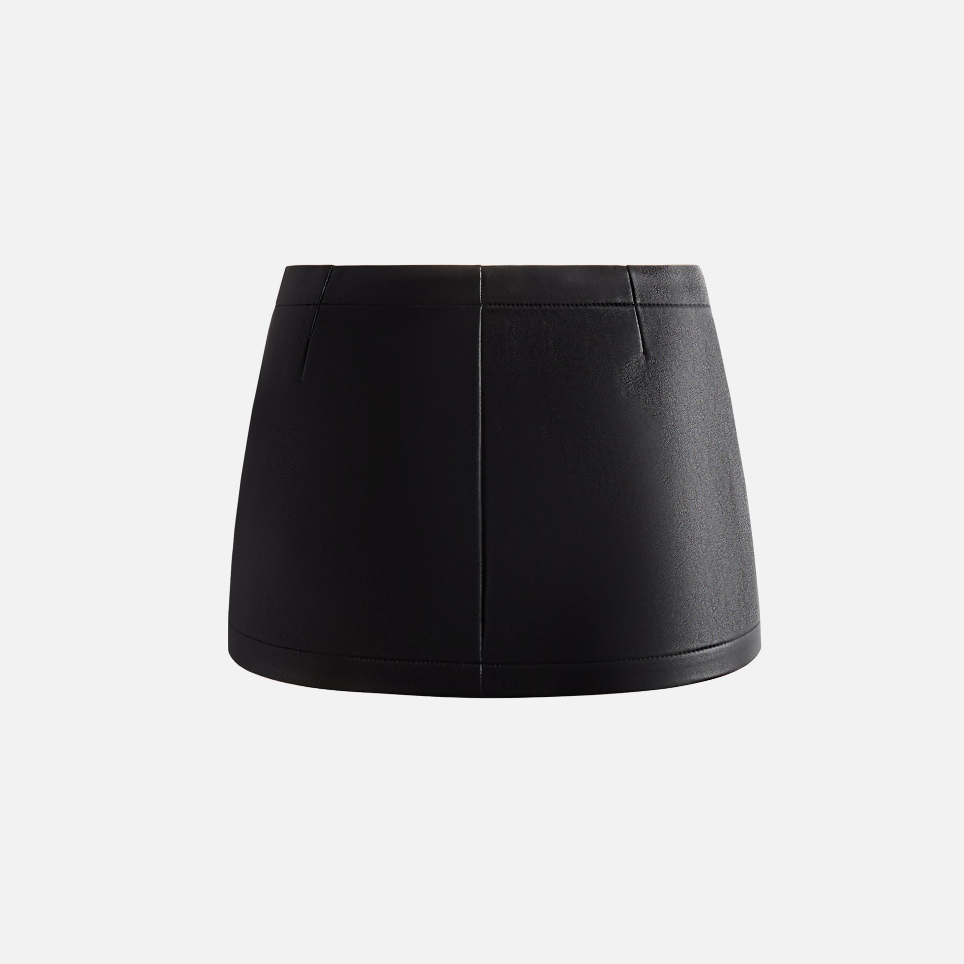 Miaou Micro Mini Skirt - Black Leather