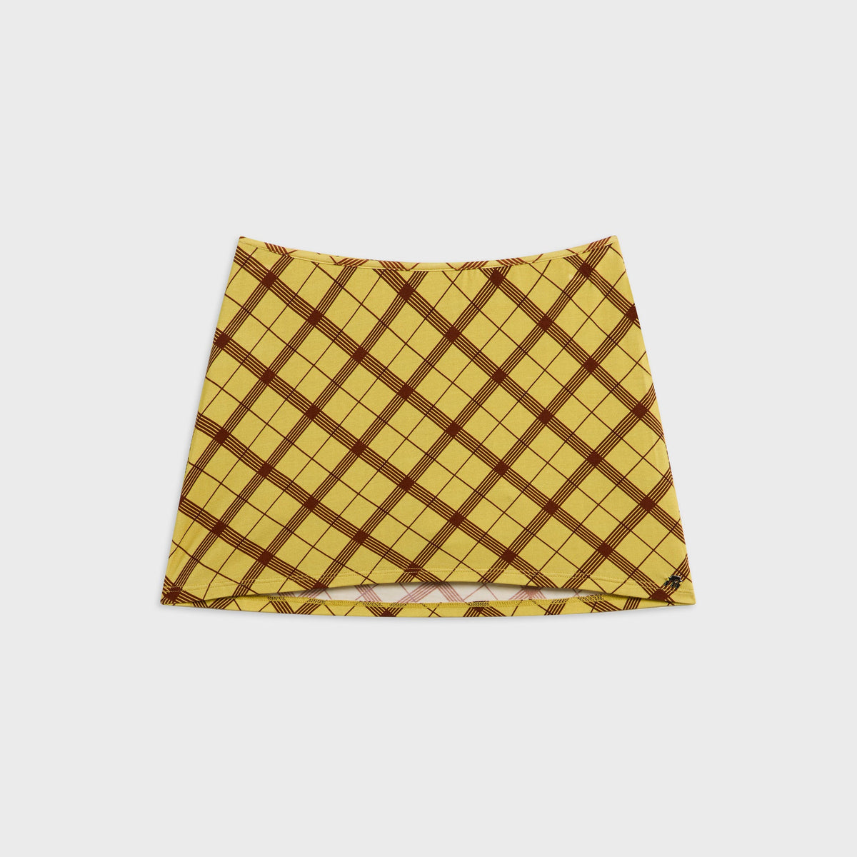 Miaou Kira Skirt - Mustard Plaid