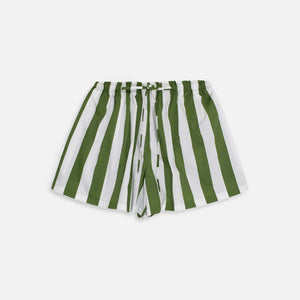 Mikoh Paseo Short - Green / White Stripe