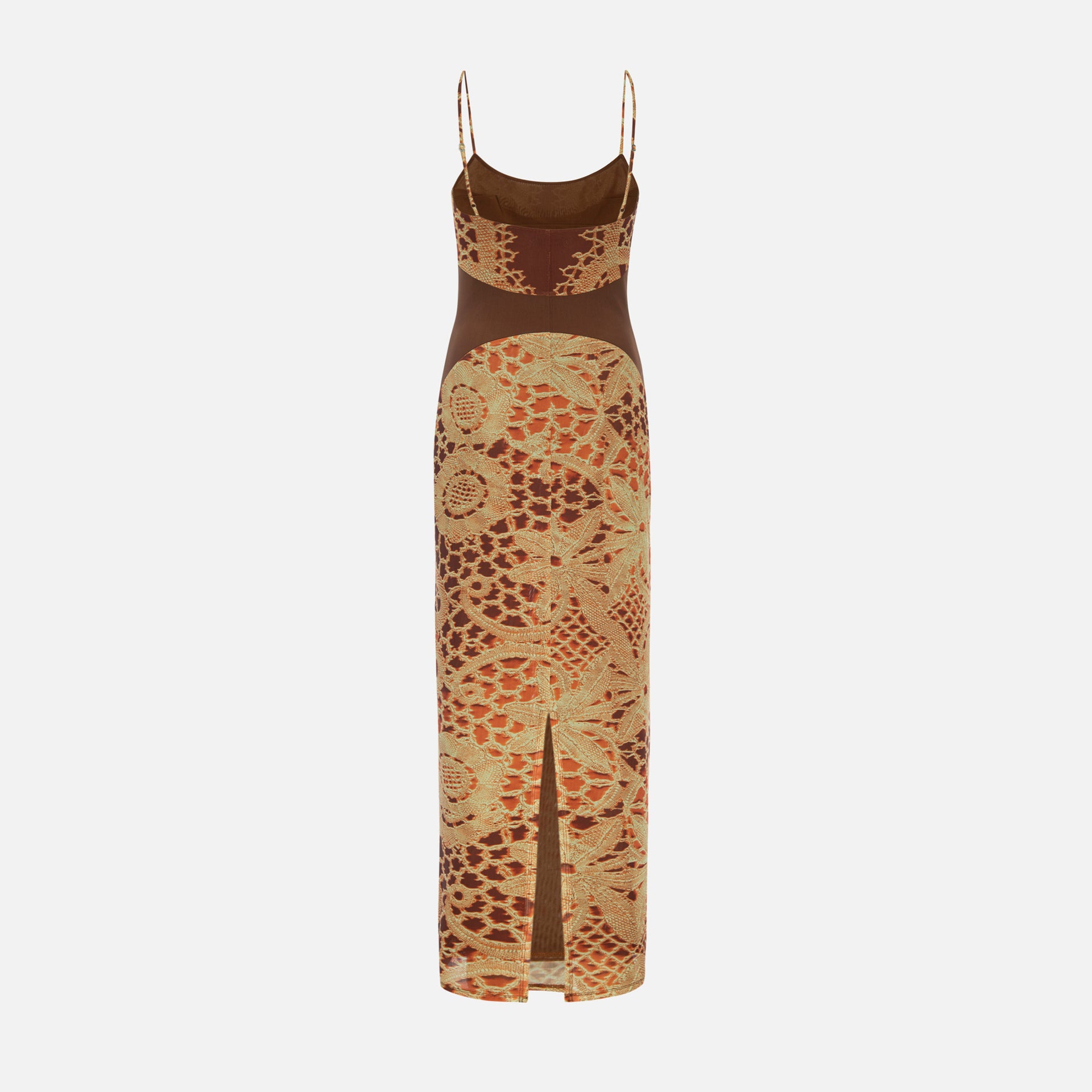 Miaou Gia Dress - Lace Orange