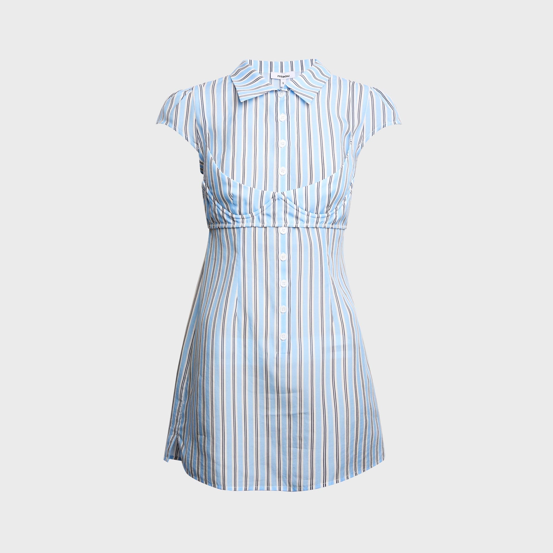 Miaou Venna Dress - Blue Stripe