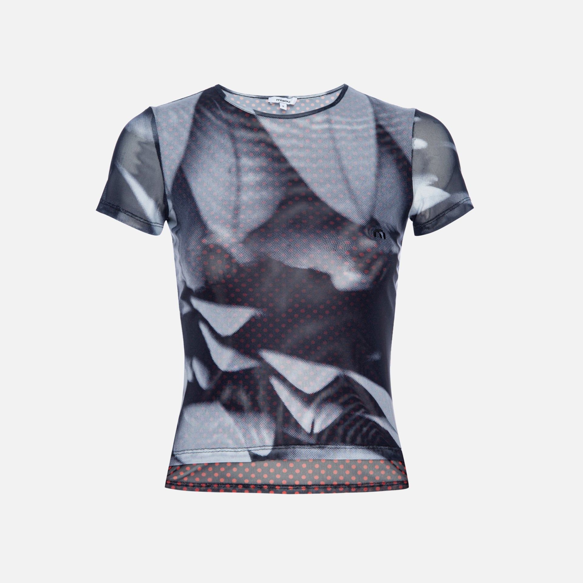 Miaou Mini Tee - Feather Print