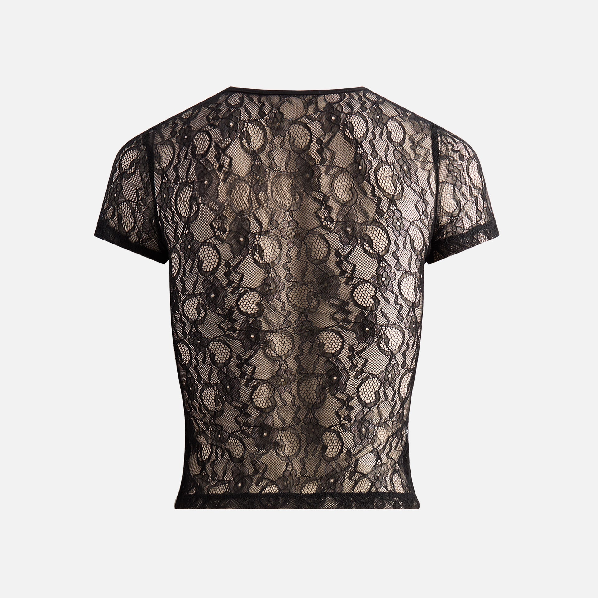 Miaou Mini Tee - Black Lace