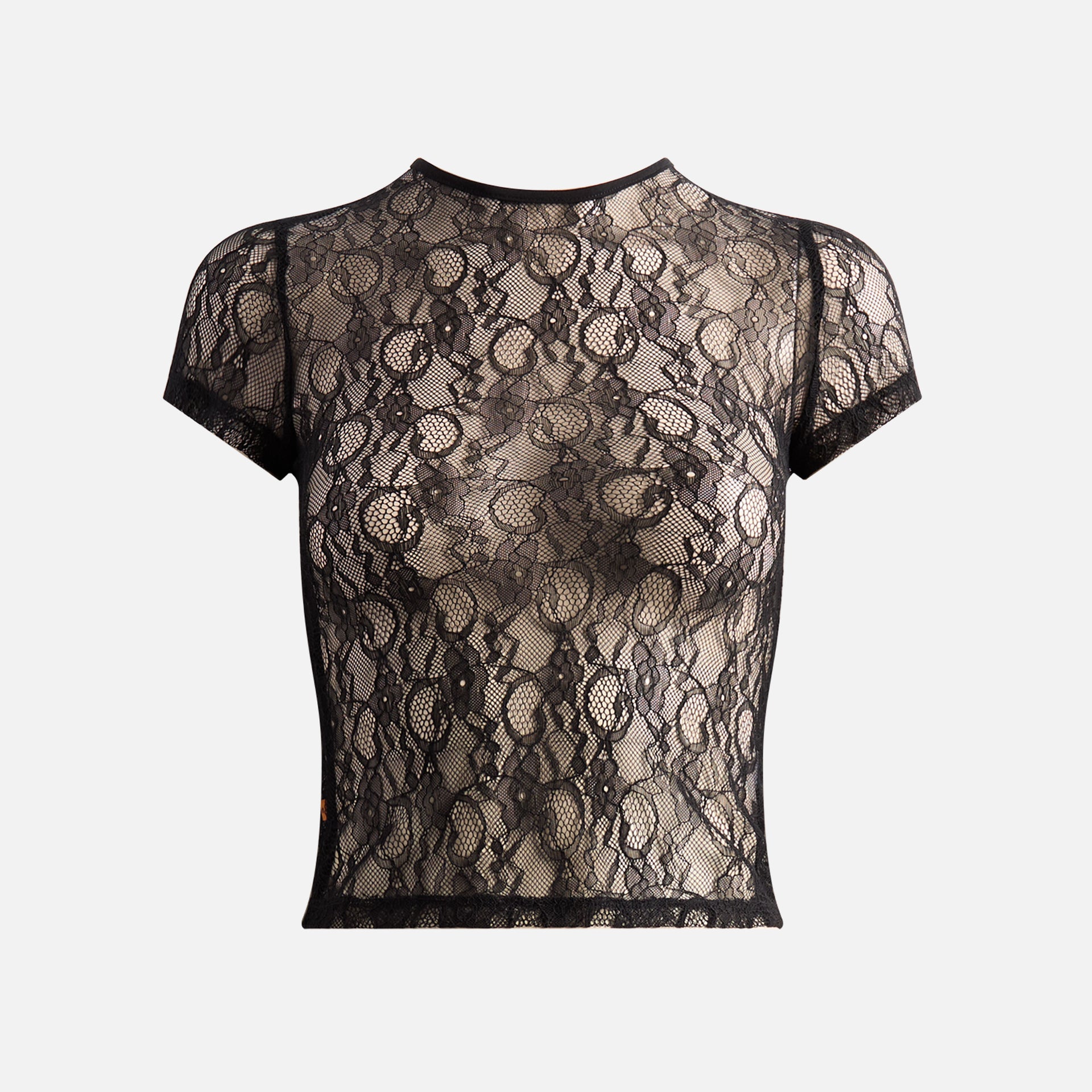 Miaou Mini Tee - Black Lace