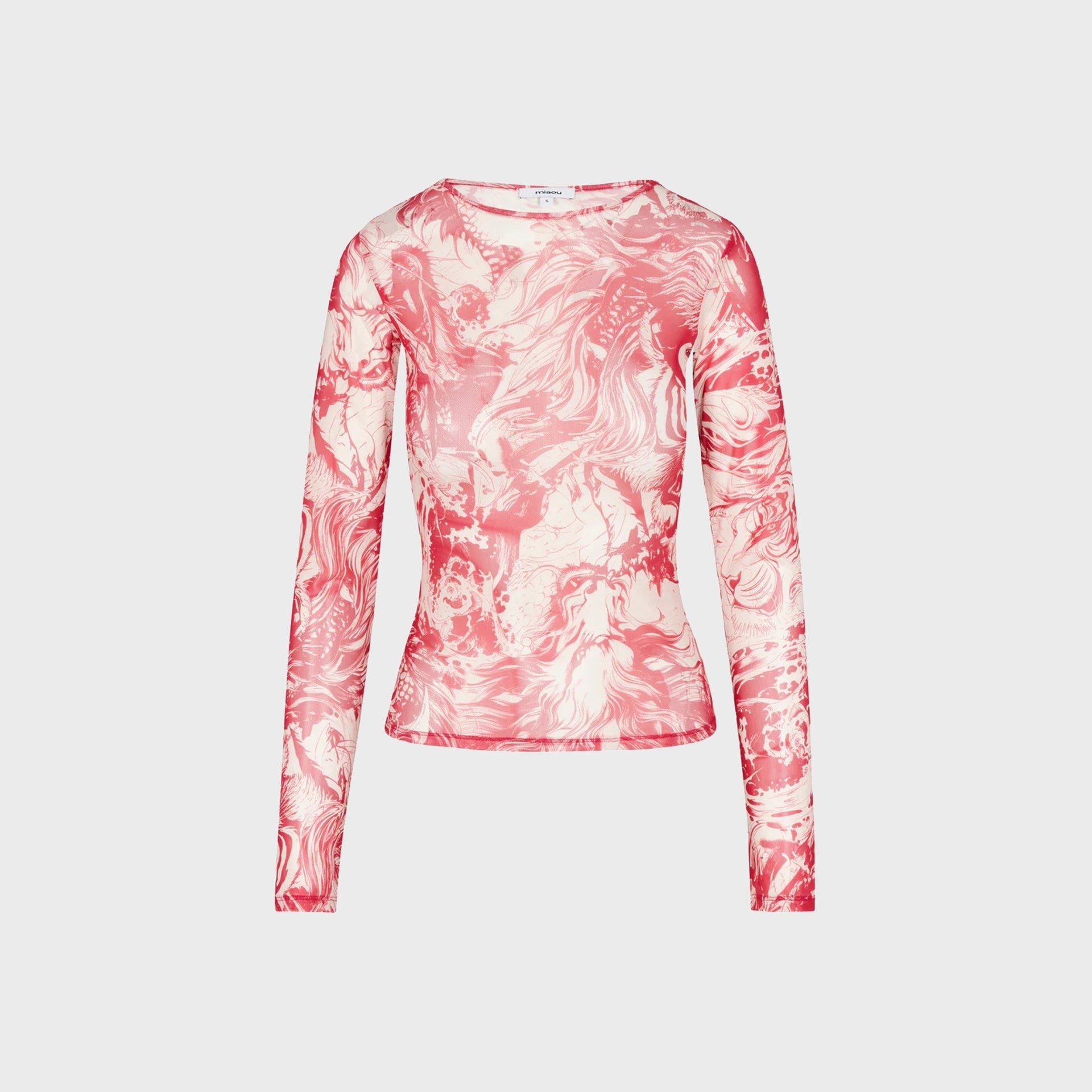 Miaou Long Sleeve Tee - Fable Print