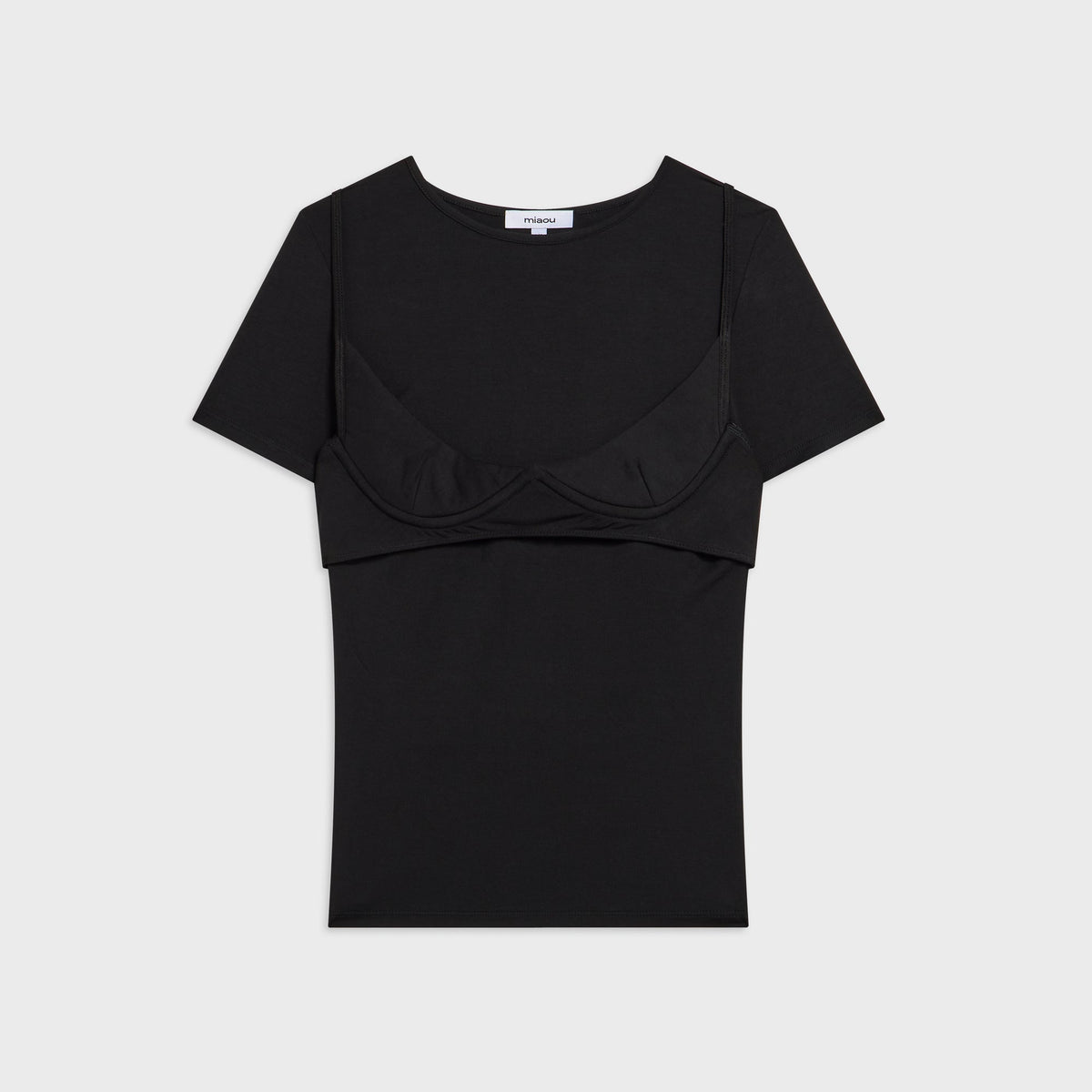 Miaou Cara Mini Tee - Black