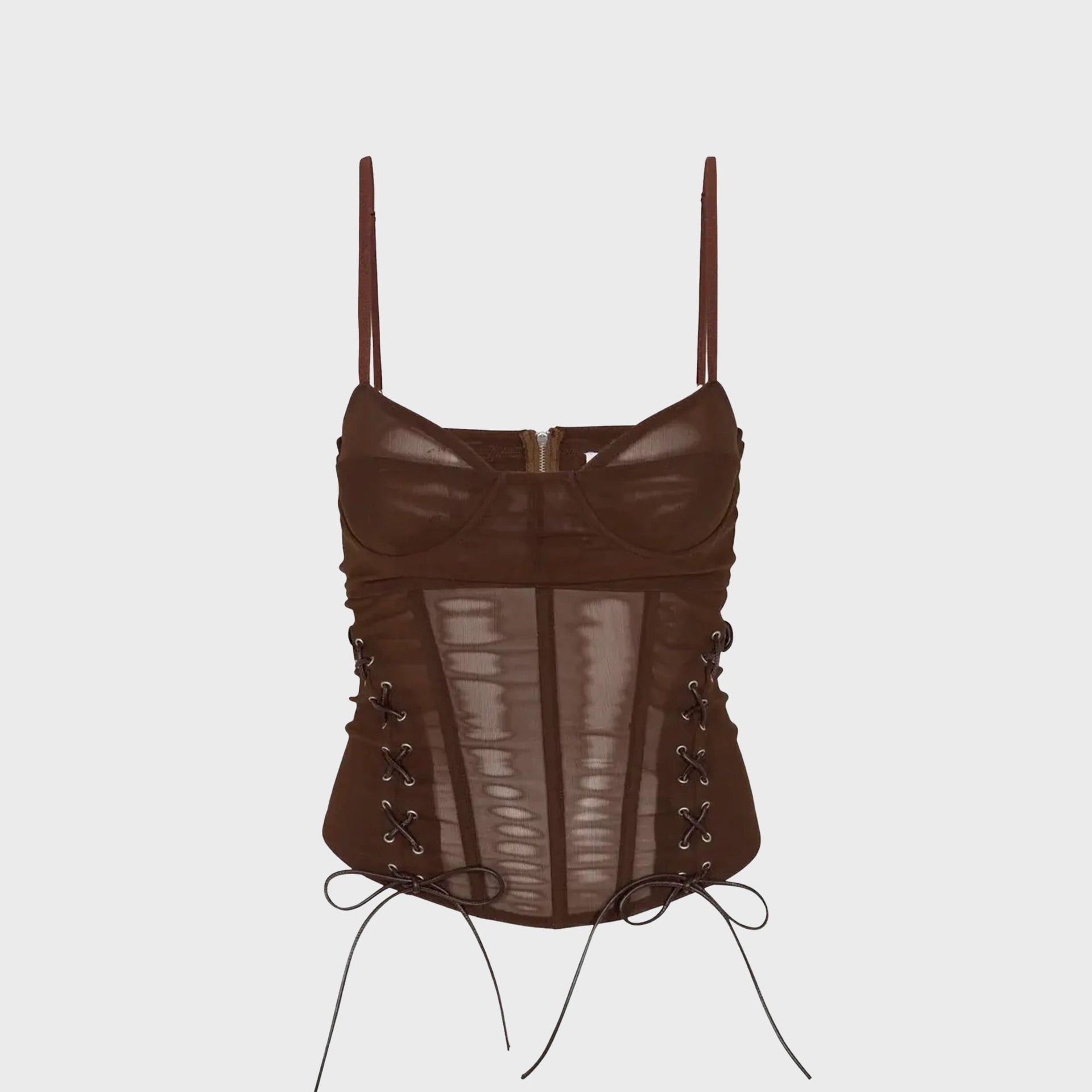 Miaou Christina Corset - Chocolate