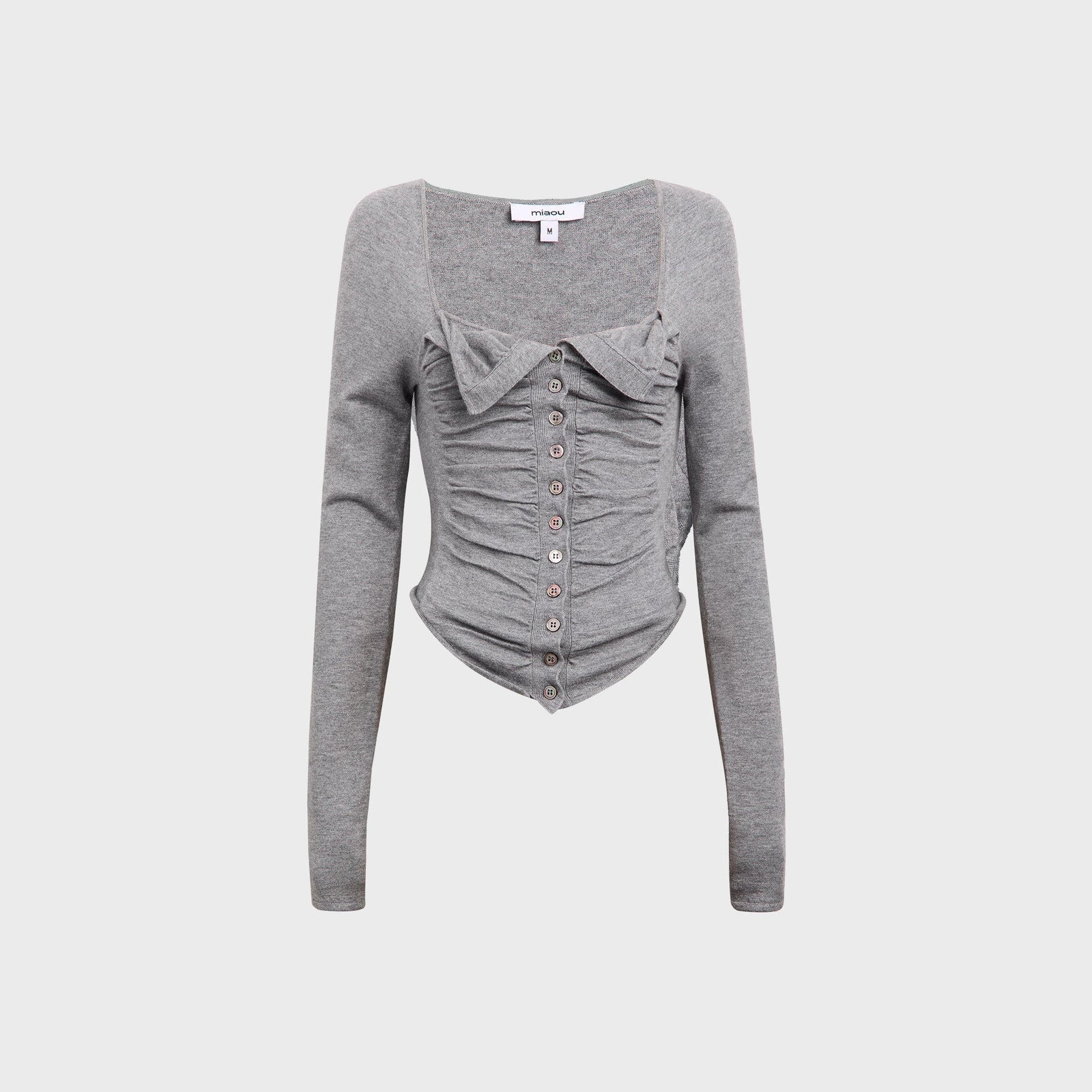 Miaou Sophie Corset - Heather Grey