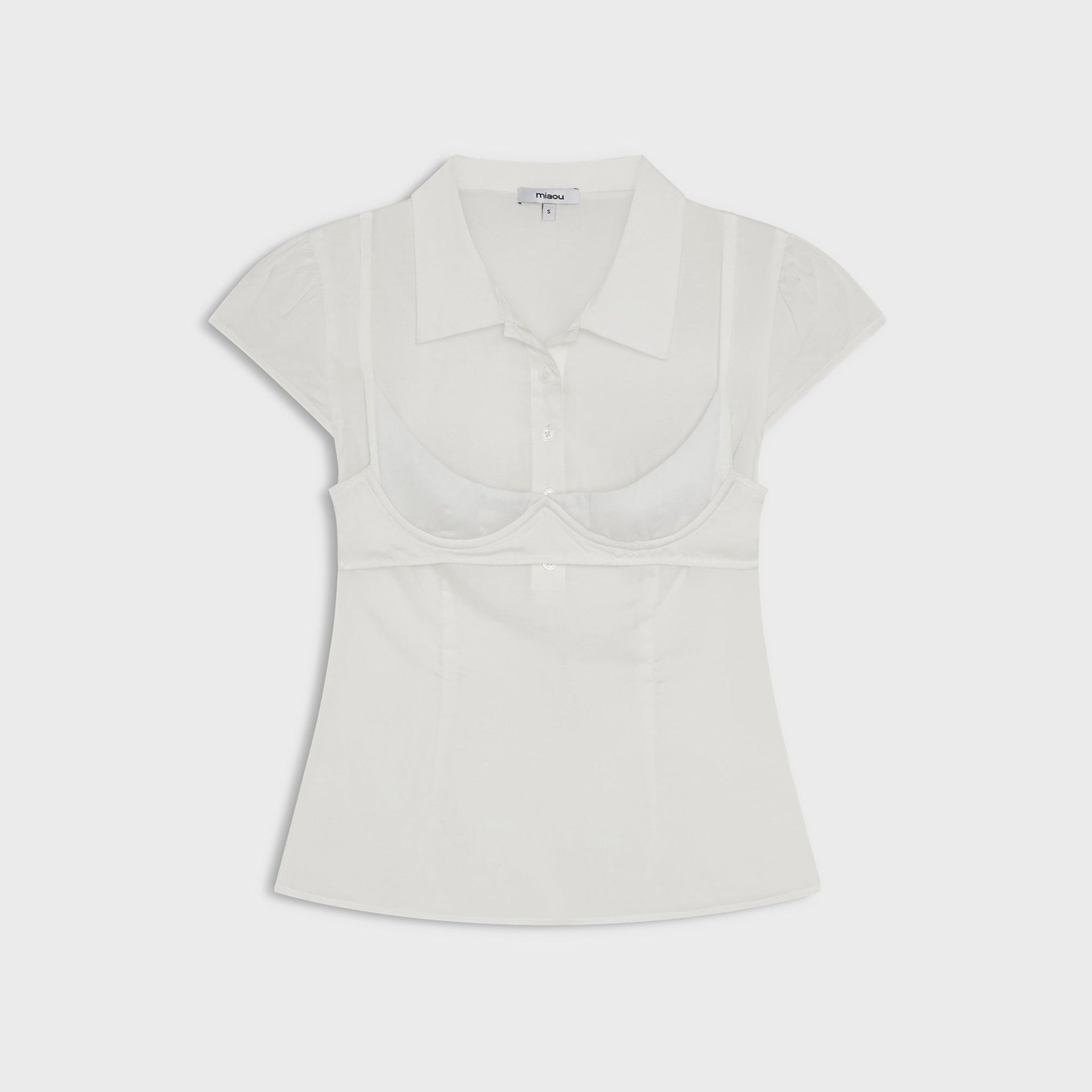 Miaou Hudson Top - White