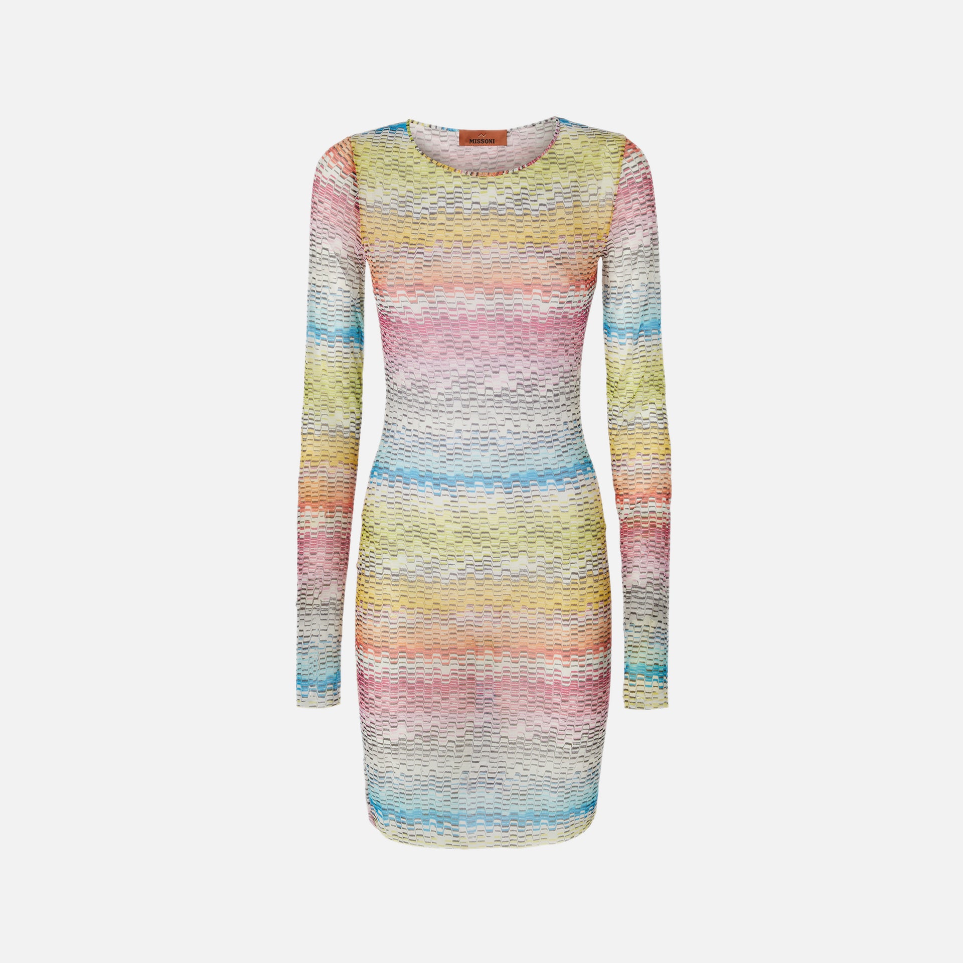 Missoni Long Sleeve T Shirt Dress - Multi Microwave Missoni Long Sleeve T Shirt Dress - Multi Microwave