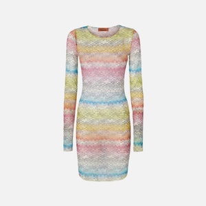 Missoni Long Sleeve T Shirt Dress - Multi Microwave