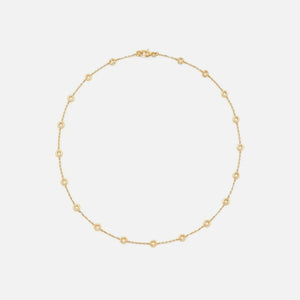 Yvonne Leon Mini Donuts Necklace - Gold / Diamonds