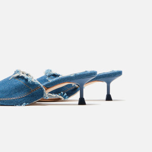 Miista Betina Denim Sandals - Blue
