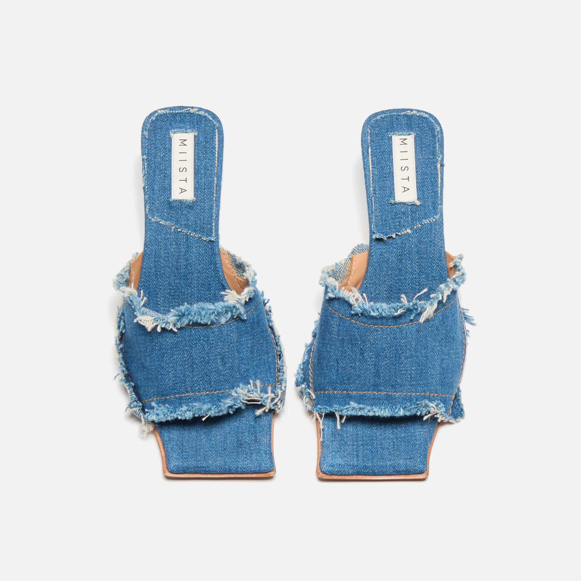 Miista Betina Denim Sandals - Blue