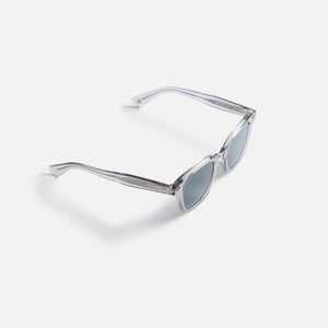 Garrett Leight Mr. Leight Rell Sunglass - Chandelier Silver / Blue Smoke