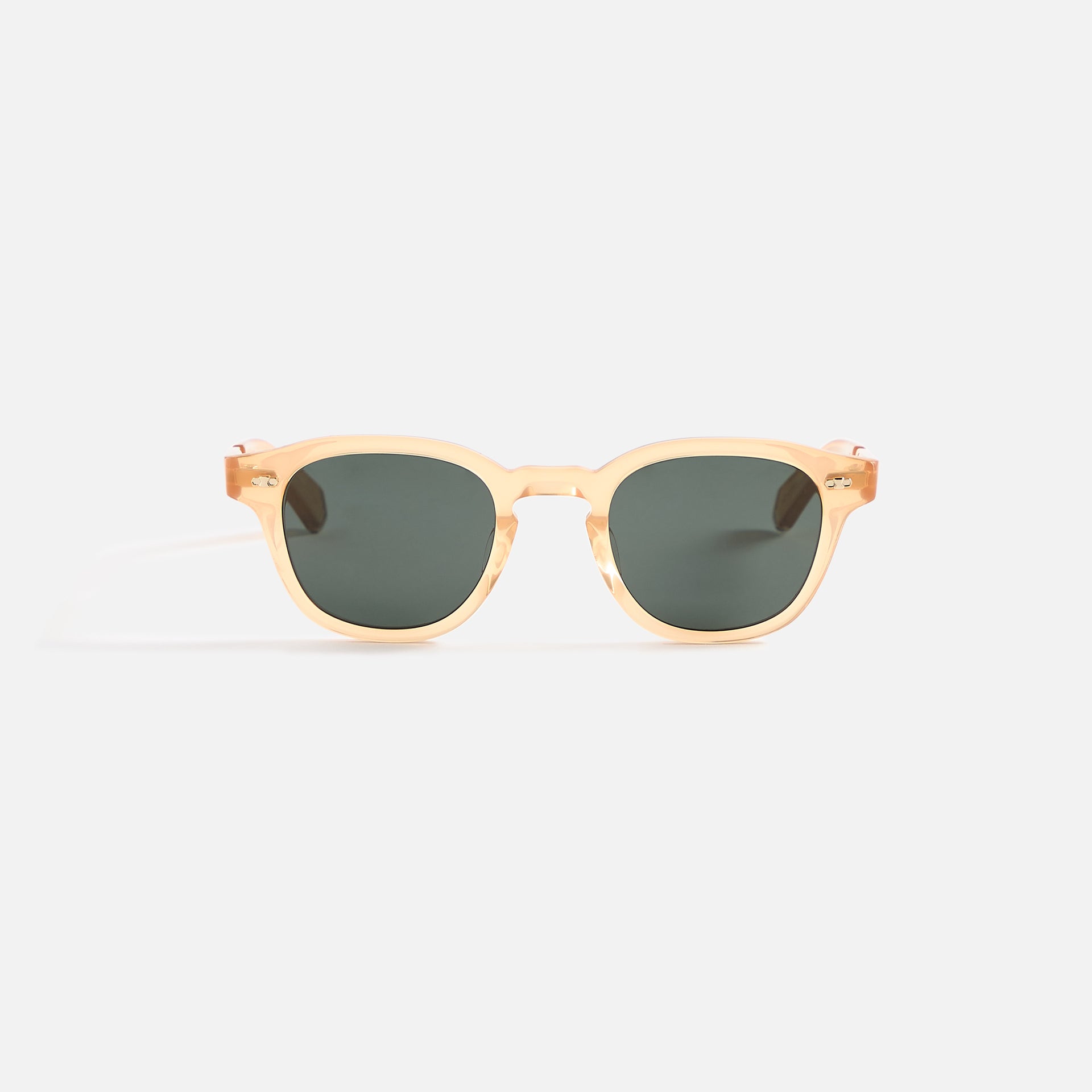 Garrett Leight Mr. Leight James Sunglass - Summit White Gold / Select Blue Smoke