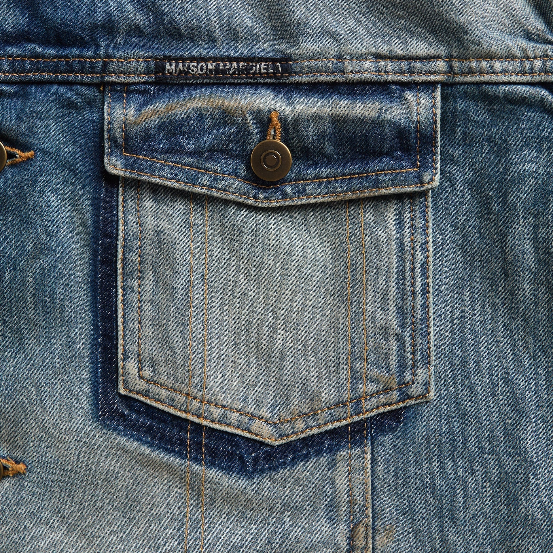 Maison Margiela Men's Denim Jacket - Washed Blue