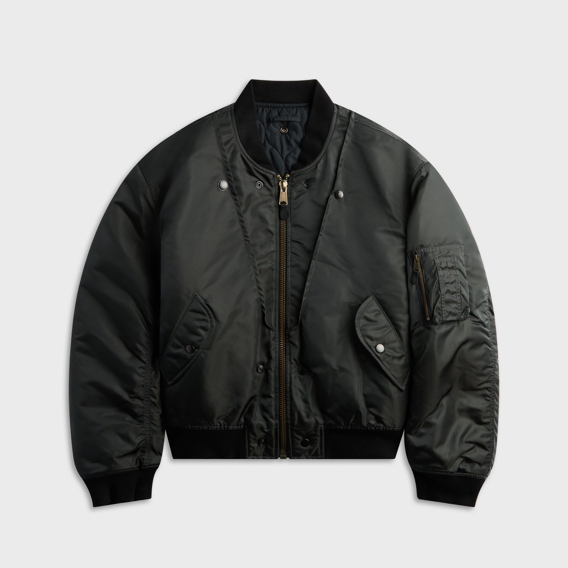 Maison Margiela Reversible Bomber Jacket - Dark Grey