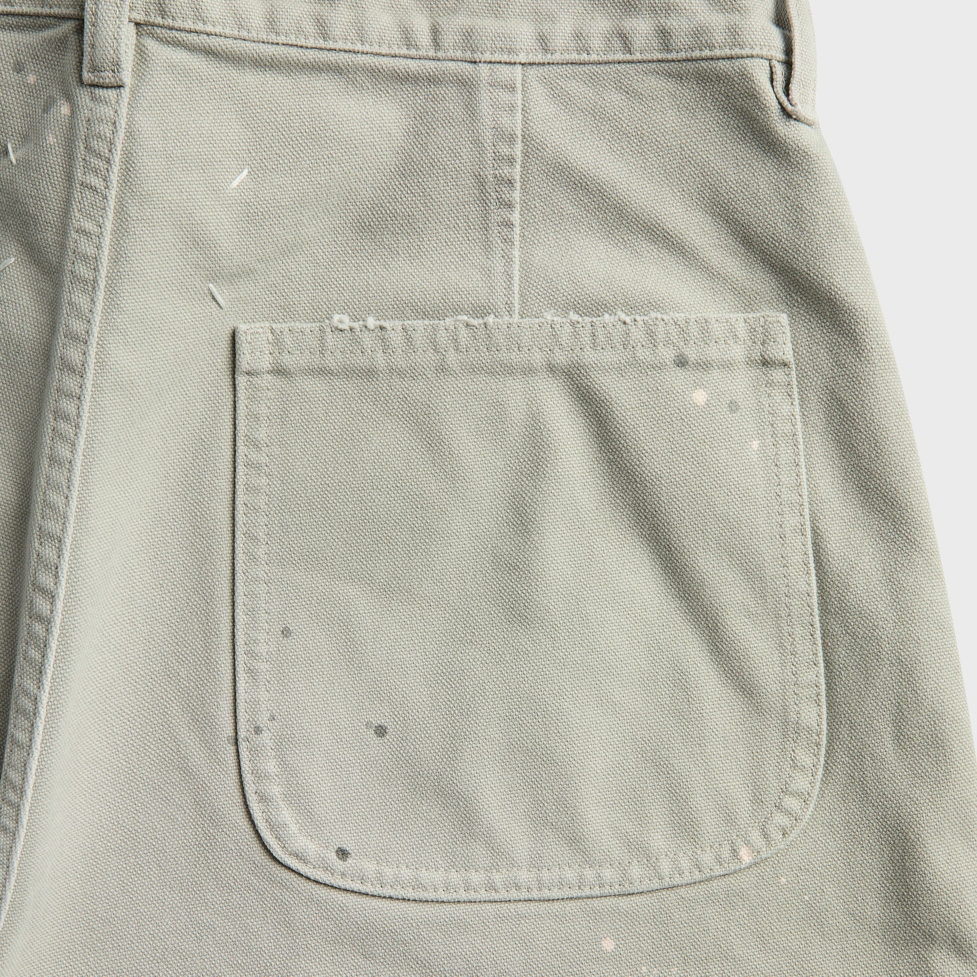 Maison Margiela Wide-Leg Paint Splattered Cotton Canvas Trouser