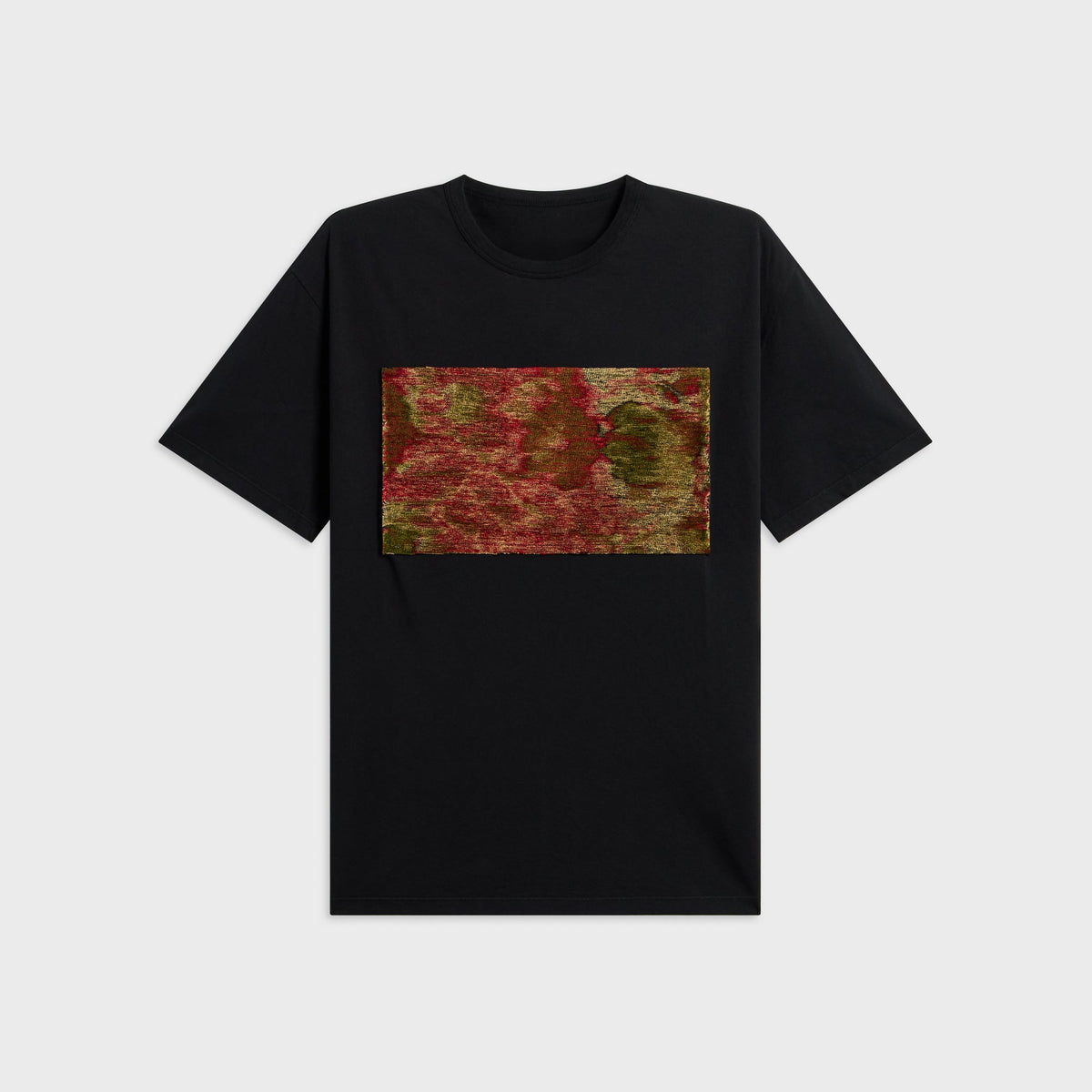 Maison Margiela Tapestry Patch Cotton Tee - Black