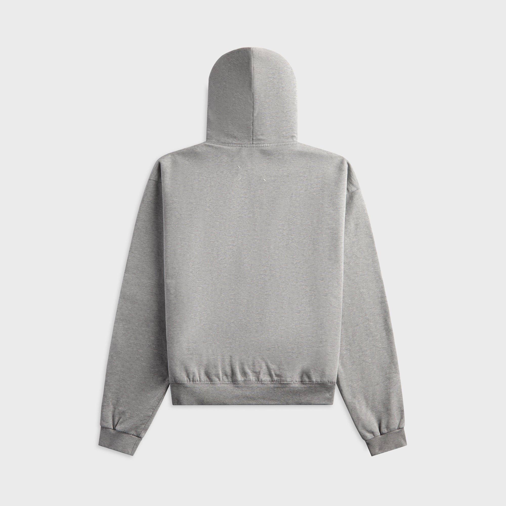 Maison Margiela Zipped Hooded Sweatshirt - Grey Melange – Kith