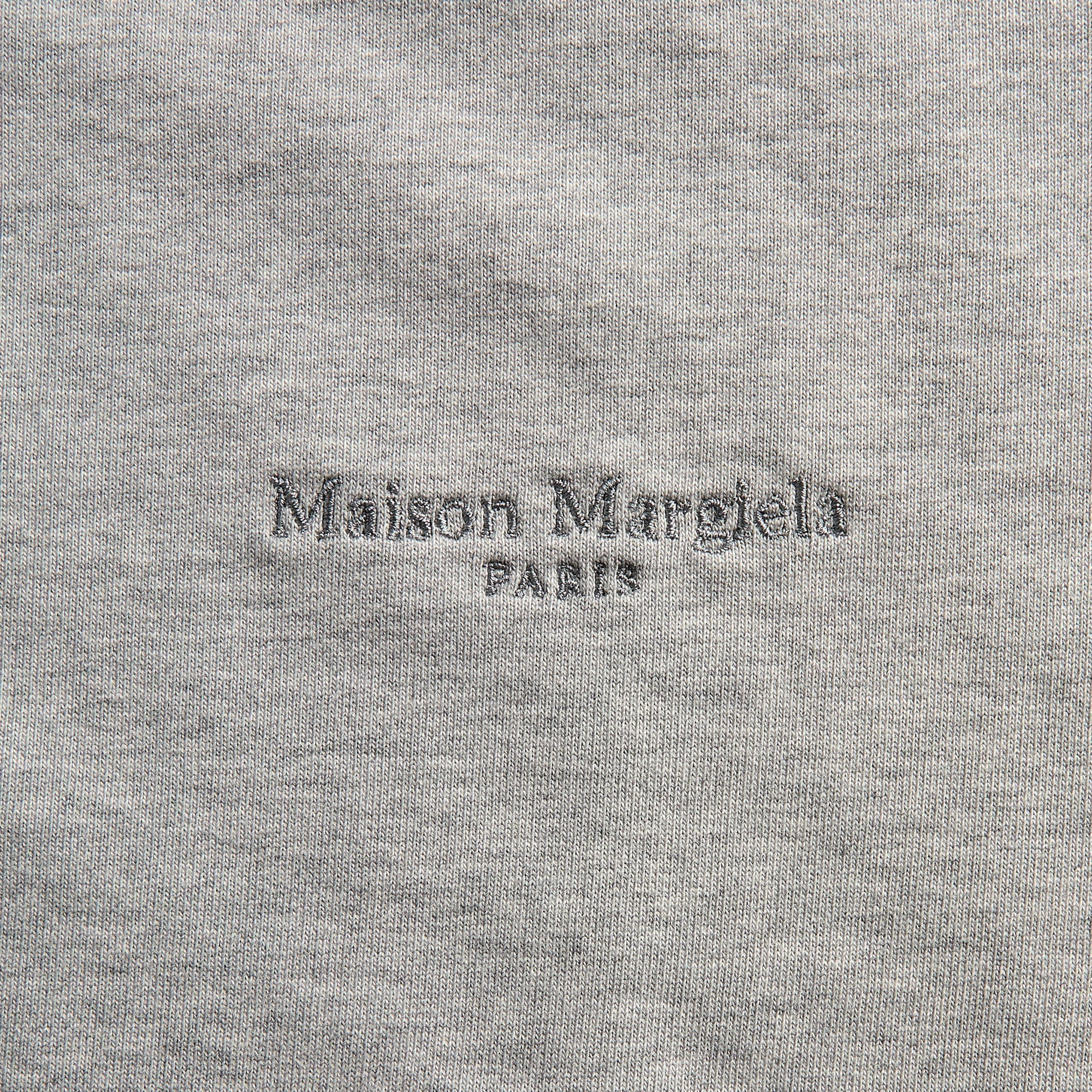 Maison Margiela Zipped Hooded Sweatshirt - Grey Melange – Kith