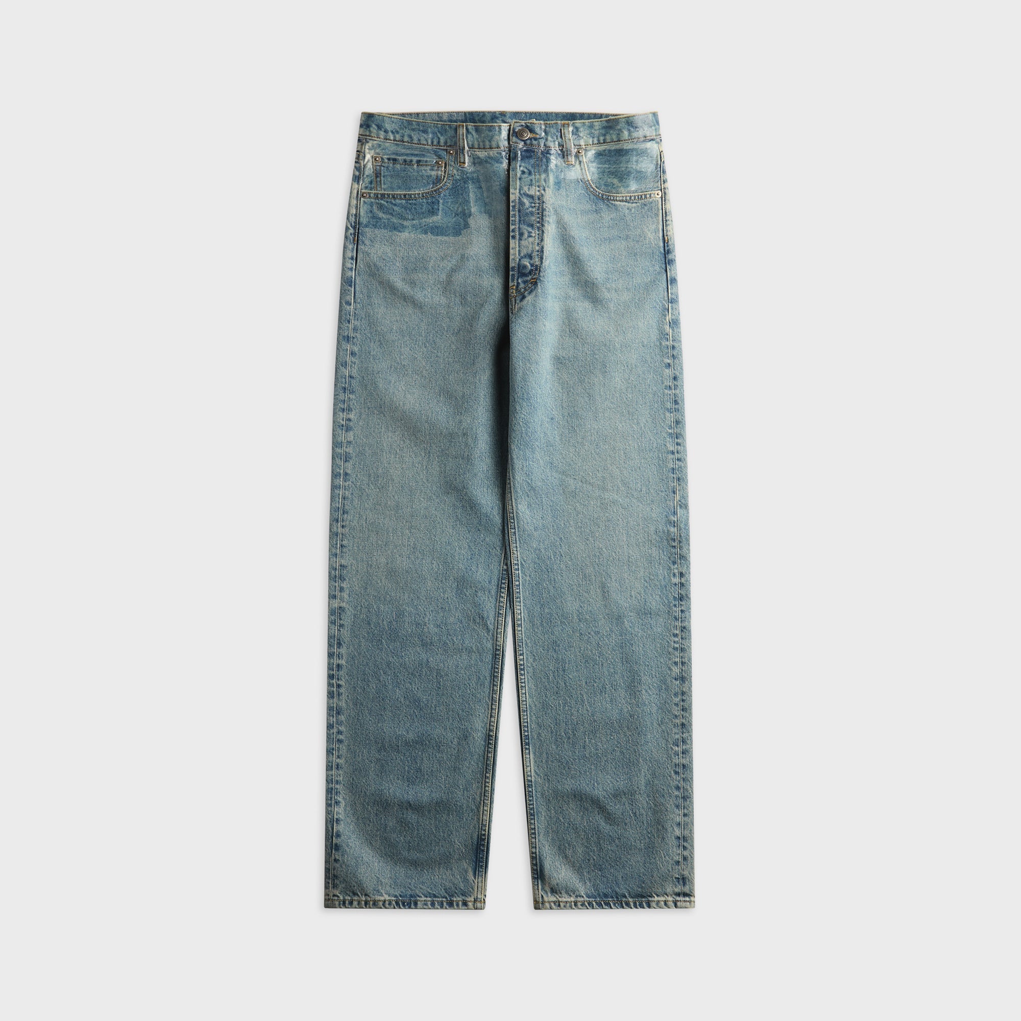 Maison Margiela Taped Waist Straight Leg Jean - Iced Blue – Kith