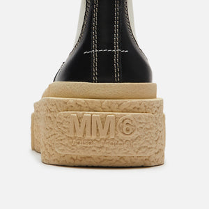 MM6 Maison Margiela WMNS Ankle Boot - Black / Vanilla
