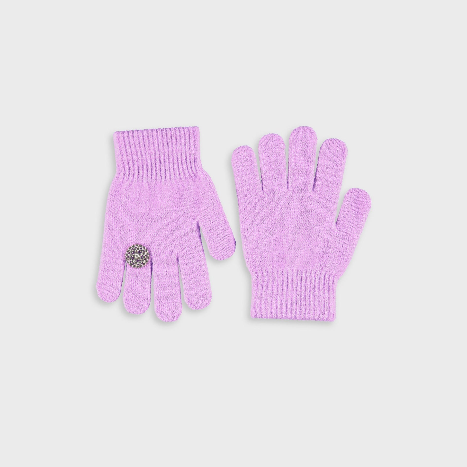 MOLO Kids Krystal Knitted Gloves - Purple Ray