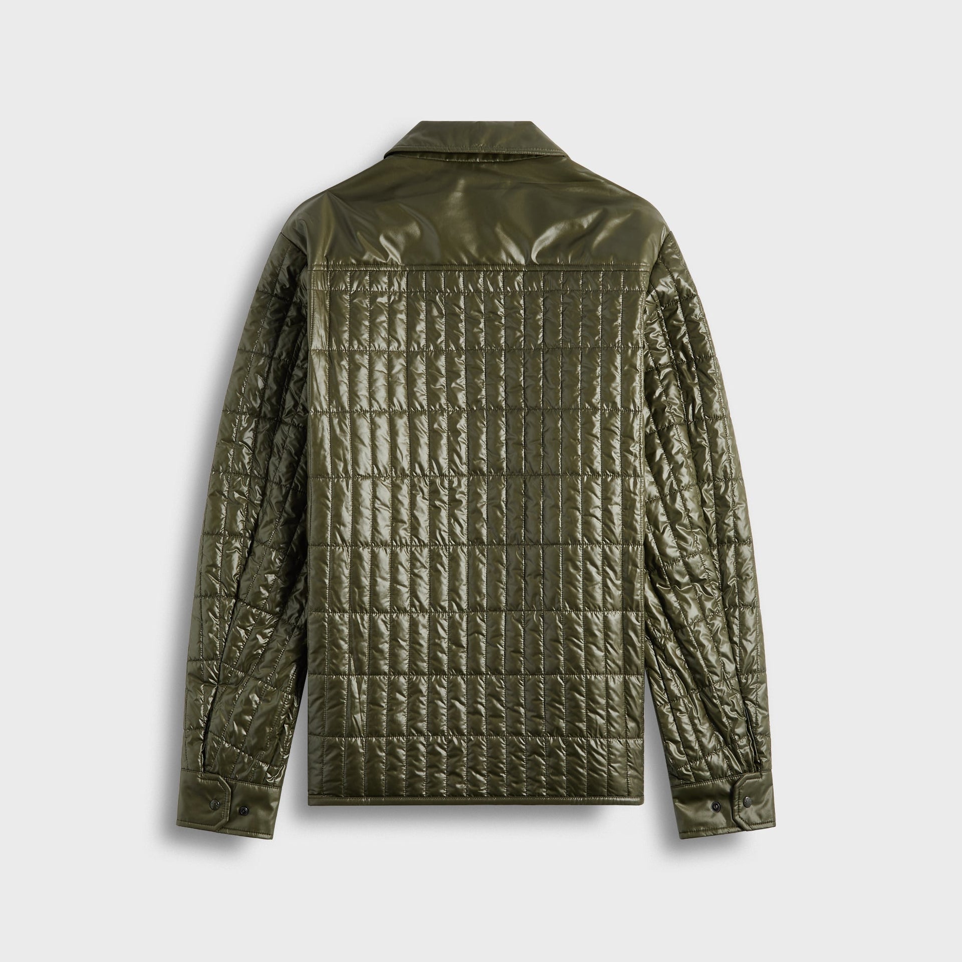Moncler Madiere Shirt Jacket in Olive Green