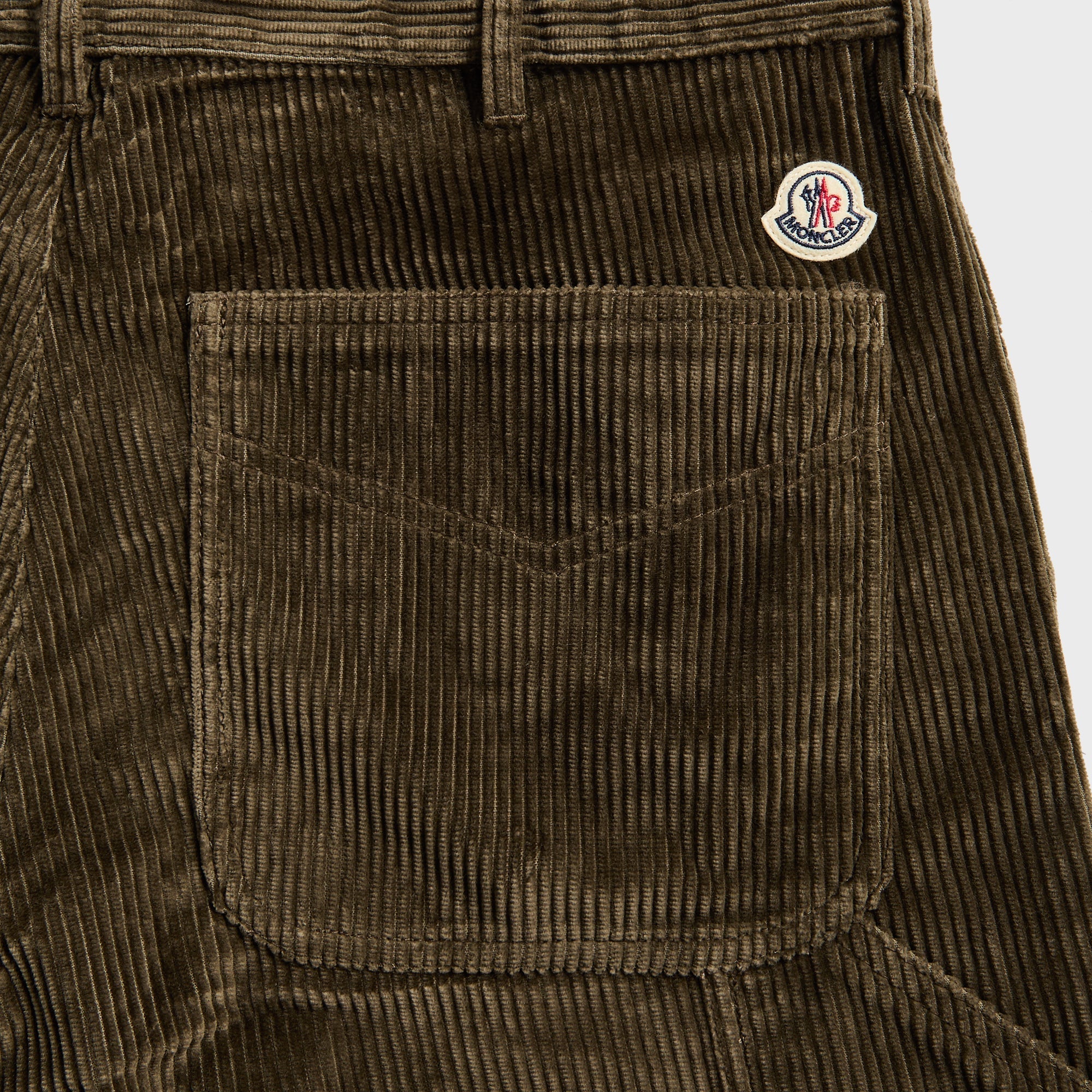 Moncler Corduroy Jogging Trousers - Dark Green – Kith