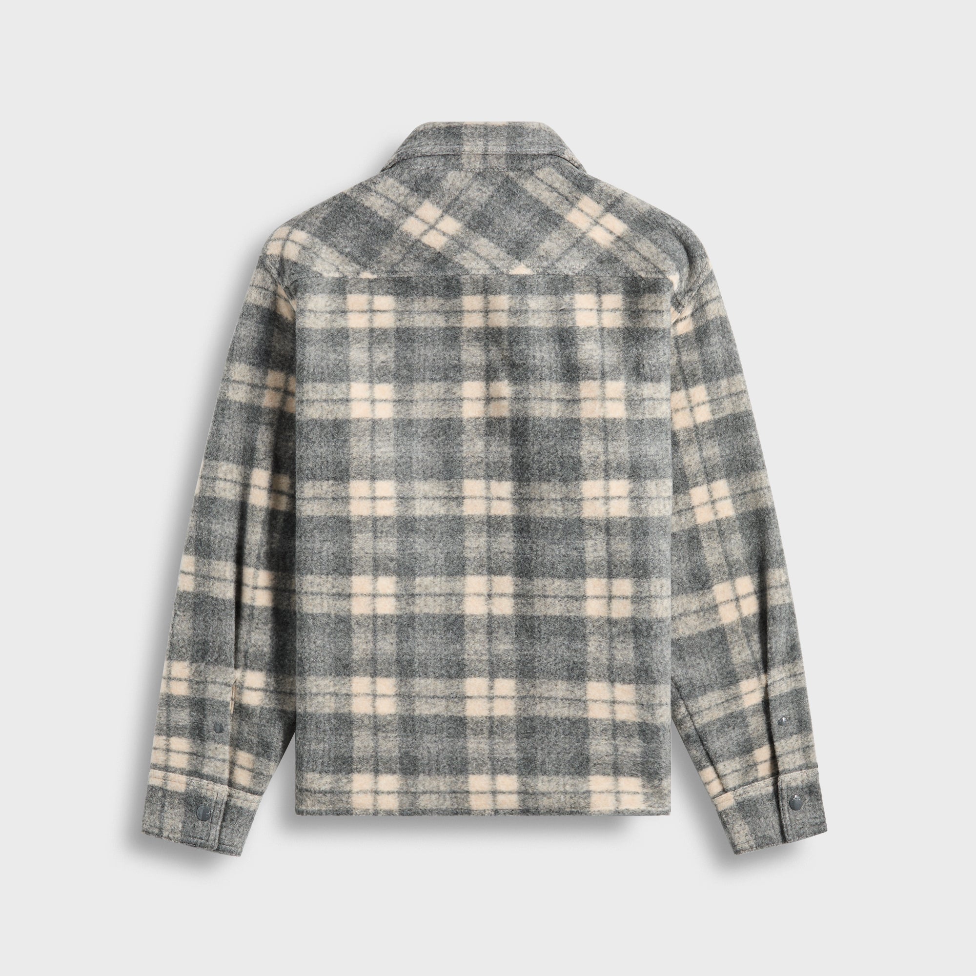 Moncler Plaid Overshirt - Grey / Multi – Kith