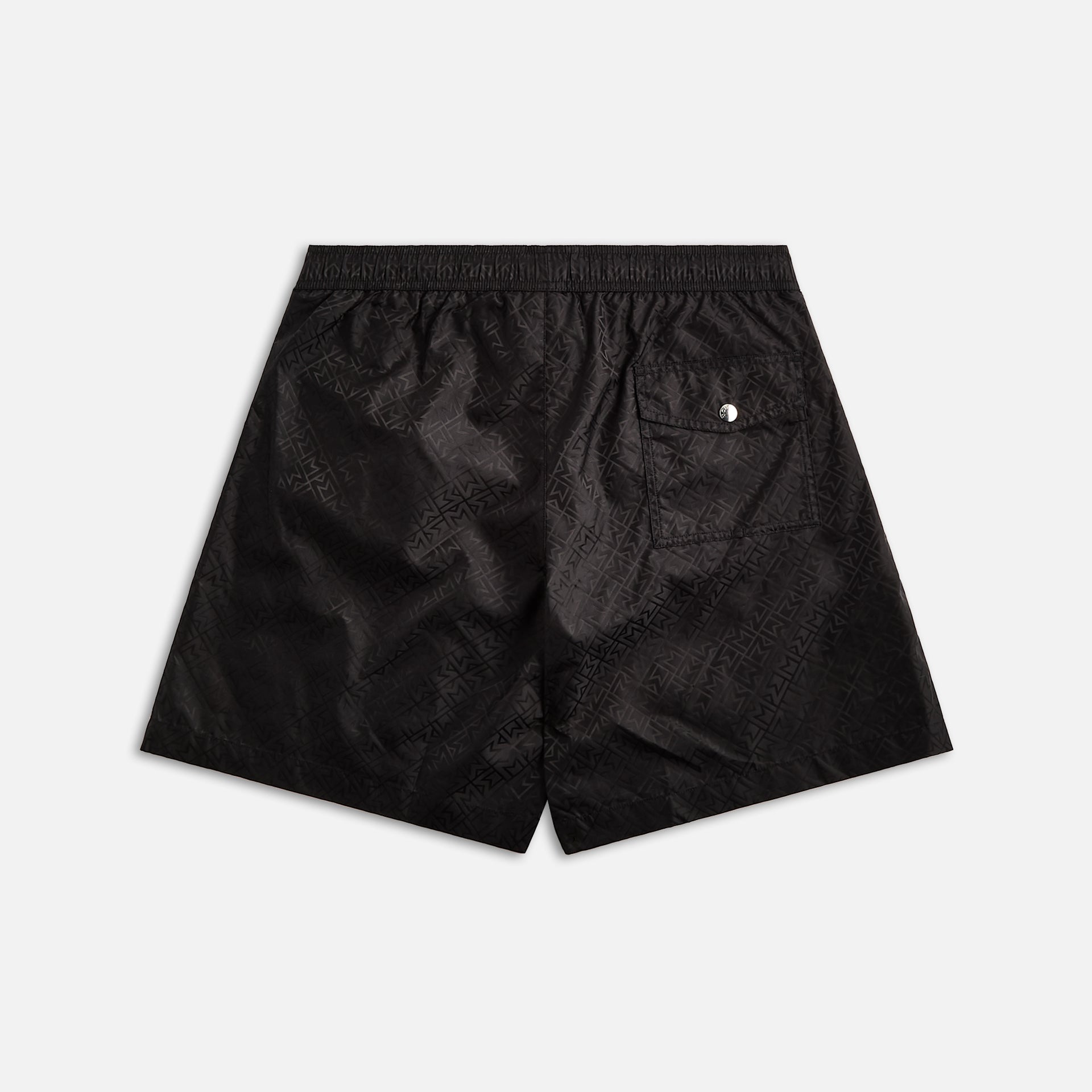 Moncler Satin Jacquard Swimwear - Black