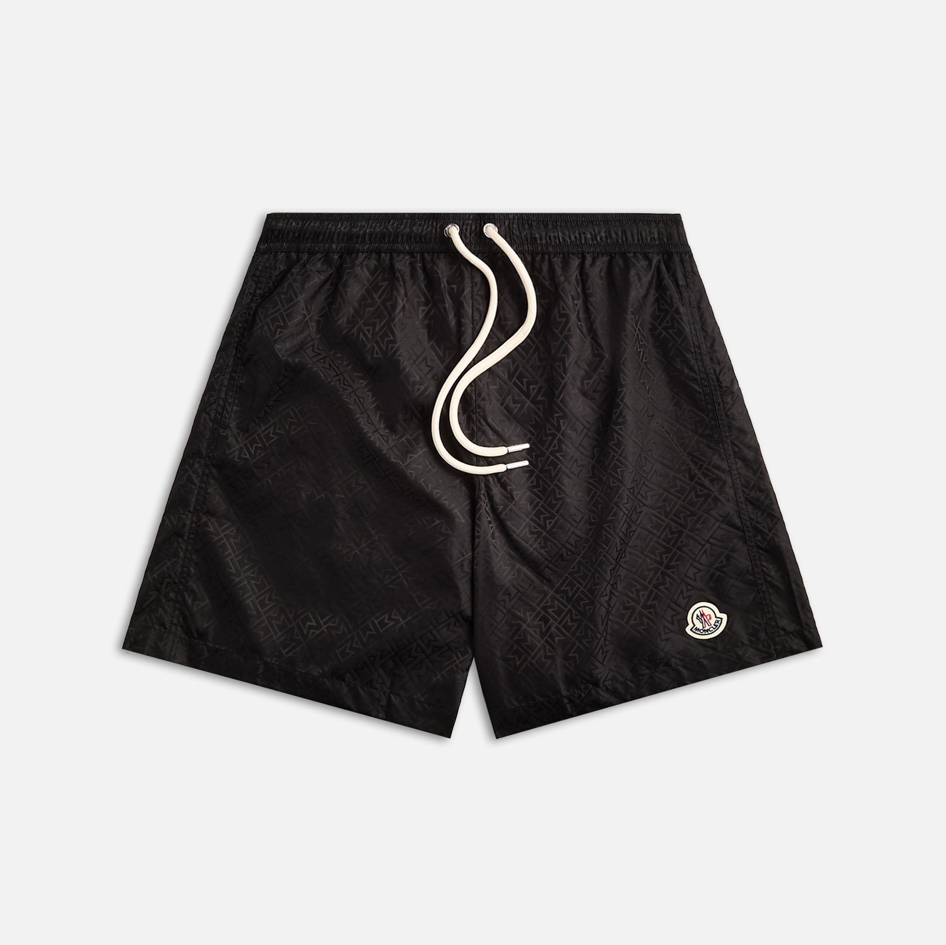 Moncler Satin Jacquard Swimwear - Black