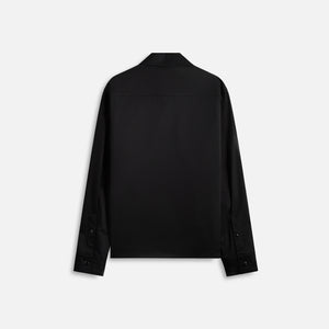 Moncler Gabardine Cotton Shirt - Black